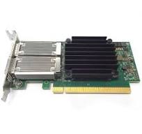 Dell Mellanox ConnectX-4 EN network interface card, 40/56GbE dual-port QSFP28, PCIe3.0 x16 LP | MCX416A-BCAT