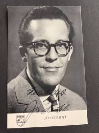 JO HERBST (†1980) signed seltene Autogrammkarte 9x14 Autogramm