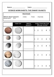 You must give a link to this page and indicate the. Science Worksheets The Dwarf Planets By Science Workshop Tpt