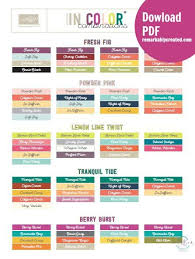 Free 2017 19 In Color Combination Chart Remarkable Creations Yarn Color Combinations Colours That Go Together Color