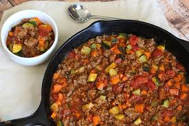 Next add in all of the vegetables (zucchini, bell peppers, mushrooms, celery, broccoli and carrots) and then cover the pot and allow it all to cook over medium heat for about 8 to 10 minutes, stirring frequently to keep the vegetables from burning or sticking. Meat And Veggie Chili No Bean Debbieschultzhealthcoach