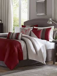 Pin By Laura Imperatore On Master Bedroom Comforter Sets Bed Comforter Sets Bedroom Red