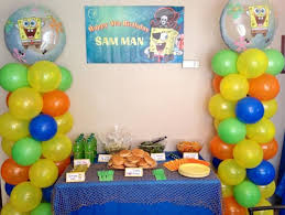 The Krusty Krab Food Table Spongebob Birthday Party Spongebob Birthday 2nd Birthday