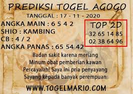 Prediksi Togel Agogo 4d Pools 17 November 2020 Tanggal Kerbau Minuman