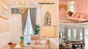 Kombinasi warna cat rumah merah dan hitam yang elegan. 6 Desain Ruang Tamu Dengan Warna Yang Kalem Dan Cantik Penataannya Homeshabby Com Design Home Plans Home Decorating And Interior Design
