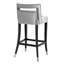 Everly Quinn Cain Velvet Bar Stool Reviews Wayfair Counter Stools Bar Stools Bar Furniture