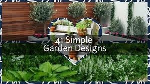 Plant plenty of tubs around the seating area with scented blooms and herbs for you to enjoy. 30 Easy Simple Garden Designs For Small Gardens Youtube