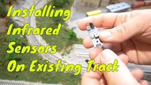 For more on using arduino on a model railroad cilck on arduino model railroad projects. Model Railroad Infrared Sensor Install On Existing Track Youtube