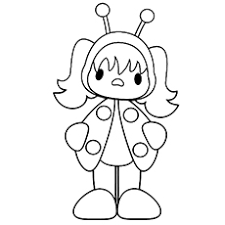 Here are images to print and color of characters well known by children, coming from the world of video games. Ladybug Coloring Pages Free Printables Momjunction