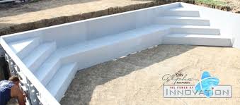 Above Ground Pool Stairs Steps Plans With Bench Laurieflower Pool Steps In Ground Pools Swimming Pools Inground