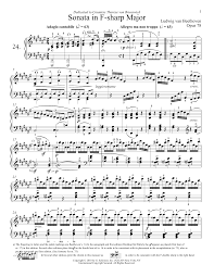 Sign up for free ios apps! Ludwig Van Beethoven Piano Sonata No 24 In F Sharp Major Op 78 Sheet Music Pdf Notes Chords Classical Score Piano Solo Download Printable Sku 251167