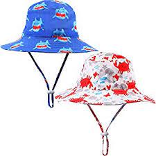 2 Pieces Baby Toddler Kids Sun Hat Uv Protection Breathable Animal Bucket Hat With Chin Strap Honabuy Kids Sun Hat Toddler Hats Boy Toddler Sun Hat