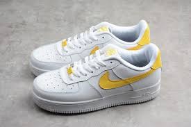 Nike Air Force 1 Low White Yellow For Sale Air Force Shoes Nike Air Force Ones Nike Air