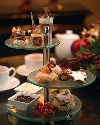 Glass Dessert Stands For A Holiday Party Christmas Afternoon Tea Tea Party Food Winter Tea
