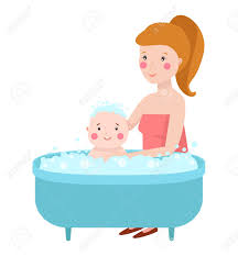 Wann darf ich mein baby zum ersten mal baden? Gluckliches Lachendes Baby Badewanne Spielen Mit Mutter Nehmen Kleines Kind In Der Badewanne Smiling Kind In Bad Mit Schaum Infant Waschen Baby Im Bad Und Baden Hygiene Pflege Fur Kleinkinder Lizenzfrei Nutzbare Vektorgrafiken