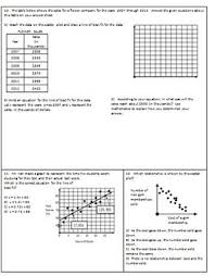 Scatter plot worksheets free printable. Pin On Math Lessons