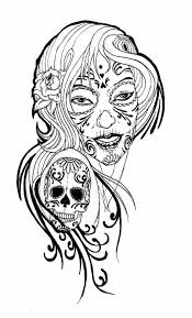 Free Skull Tattoo Designs To Print Clipart Best Skull Coloring Pages Coloring Book Art Skull Tattoo Design