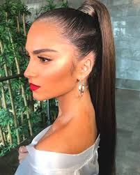 See how to create this fashionable style with lissy roddy. Sleek Ponytail Hairstyle Min Ecemella