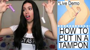 So, if you're asking can you sleep with a tampon in, the short answer is yes. How To Put In A Tampon Live Demo My 1st Time Experience Youtube
