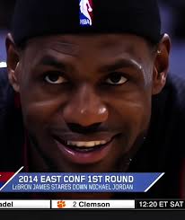 Lebron James Stare Down