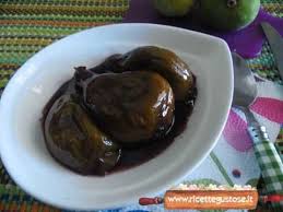 1 kg di fichi 200 g di zucchero scorza di 1 limone non trattato rum. Ricetta Fichi Caramellati Al Vino Rosso