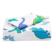 Laura Ashley Home Dinosaur Flannel Sheet Set Cotton Sheet Sets Cotton Kids Bedding Dinosaur Sheets