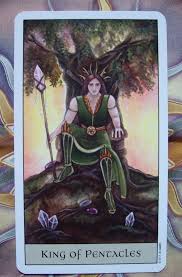 The bull's head should be noted as a recurrent symbol on the throne. Dating The King Of Pentacles Angelorum