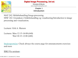 Digital Image Processing 3rd Ed