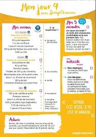 1ere Semaine De Menu Simpl Express Menu Minceur Semaine Regime Detox Idee Menu Regime