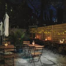 Raccoon, skunk, fox, cat, black bear, possum, rabbit and more! Backyard In Night Picture Of Buntopia Cafe Brooklyn Tripadvisor