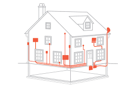 Several switches, receptacles, light fixtures, or appliances may be connected to a single circuit. From The Ground Up Electrical Wiring This Old House