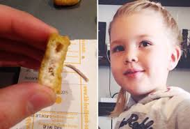 Benbit i femårings snabbmat