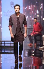 Ranbir Kapoor At Lfw2016 Mens Kurta Designs Indian Men Fashion Wedding Outfit Men