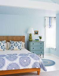 All the sources and colors are linked if you want to recreate this blue and white coastal family room in your own home. Alexandra Angle Interior Design Blue Bedroom Walls Blue Room Decor Light Blue Rooms