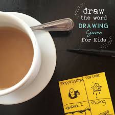 Education is a serious business, but kids just want to have fun. Draw The Word A Drawing Game For Kids Tinkerlab