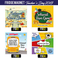 Minggu pertama di bulan mei (minggu apresiasi guru). Fridge Magnet Hari Guru Brunei 100pcs Rm100 Ada Free Gift Shopee Malaysia