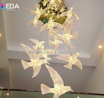 10 LEDs Solar String Lights Outside Decorative Humming Bird Houses