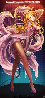 Soraka, star guardian syndra, ezreal (league of. Wallpaper Tail Women Ahri League Of Legends 1600x3454 Ficker 674214 Hd Wallpapers Wallhere