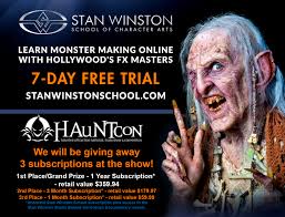 Stan Winston School of Character Arts Pre-Show Floor Celebration HAuNTcon  Event
