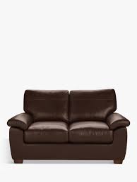 There's something about a favourite armchair that makes it more than four legs, two arms and a. John Lewis Partners Camden Small 2 Seater Leather Sofa Dark Leg Nature Brown At John Lewis Partners