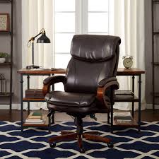 La Z Boy Trafford Big Amp Tall Executive Bonded Leather Office Chair Vino Brown Best Ergonomic Office Chair Leather Office Chair Chair
