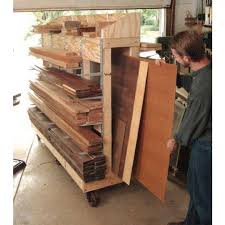 Rolling Lumber Cart Downloadable Plan Woodworking Shop Rockler Woodworking Learn Woodworking