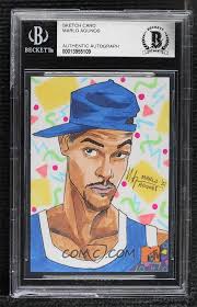 Will Smith The Fresh Prince Of Bel Air MTV Original Art Sketch Card 1/1 BAS 