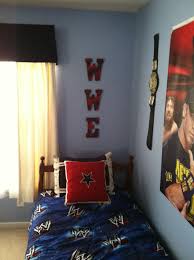 Pic 3 Evan S Wwe Bedroom Spray Painted Wood Letters In A Graffiti Style With Red Black Spray Paint Super Easy 2 99 Ea From Mich In 2019 Wwe Bedroom Boys Room Decor Painted Wood Letters