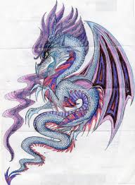 Maybe you would like to learn more about one of these? Marvelous Blue And Purple Dragon Tattoo Design By Nazgul666 Tattooimages Biz