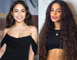 This is a lovely curly style that really changes the shape of vanessa hudgens' face by covering a larger forehead with a sweet side sweeping fringe.the loose ringlets combine just the right mix of definition and softness, thanks in part to the subtle highlights which add a slightly lighter, slightly warmer tone to the hair. Celebrity Hair Changes In 2021 Haircuts Color Extensions