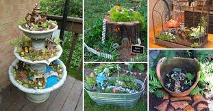 Another idea is to purchase recycled tumbled glass. 17 Stunning Fairy Gardens Created By Recycled Things Homedesigninspired