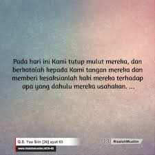 Mengapa dinamakan dengan surat yasin? Surah Yaa Siin Ayat 65 Qs 36 65 Tafsir Alquran Surah Nomor 36 Ayat 65