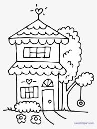 You can slide the picture to see the finished small house. Backyard Clipart Black And White Cute House Coloring Page Transparent Png 4844x6458 Free Download On Nicepng