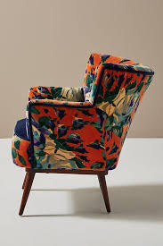 Velvet Tanya Petite Accent Chair Accent Chairs Chair Upholstered Chairs